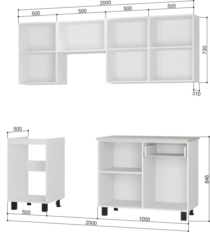 Кухня Сканди 2.0м (исп 2)
