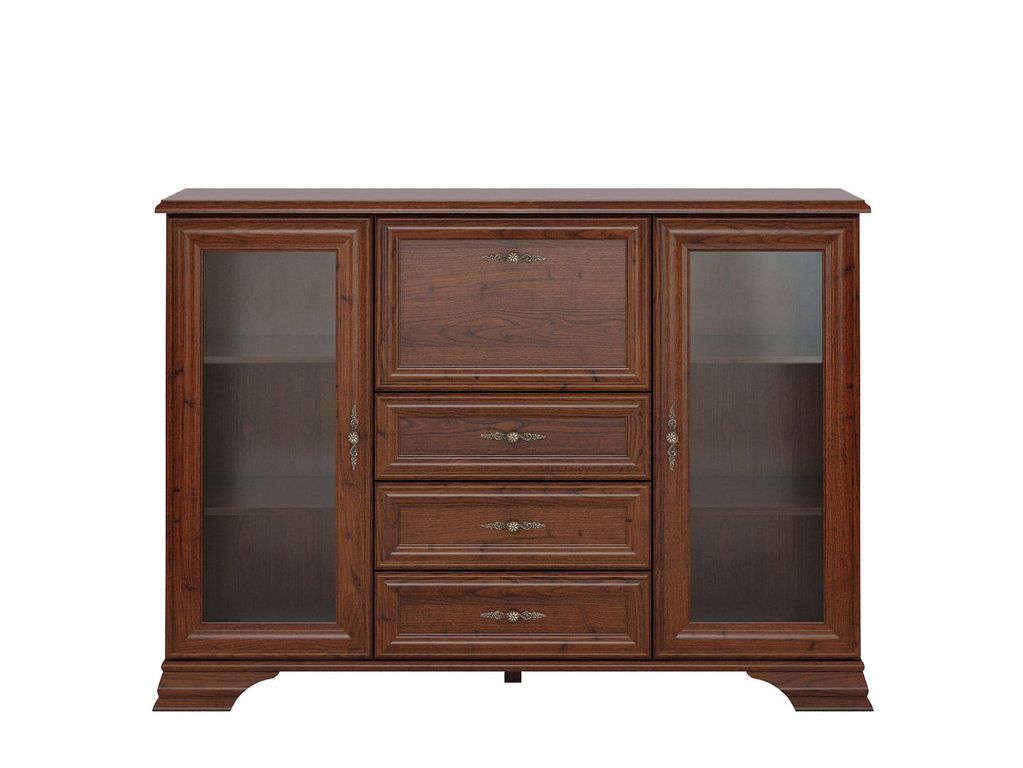 Тумба "Кентаки KOM2W3S1B" 1.54м МДФ