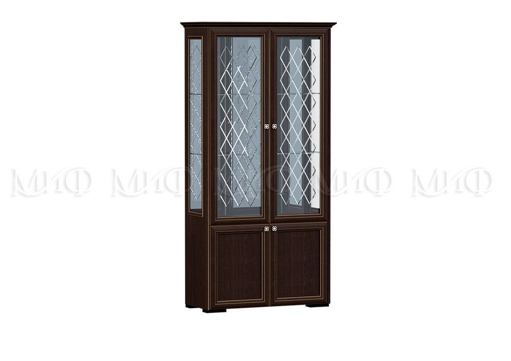 Шкаф стекло "Парма" МДФ 1,0м