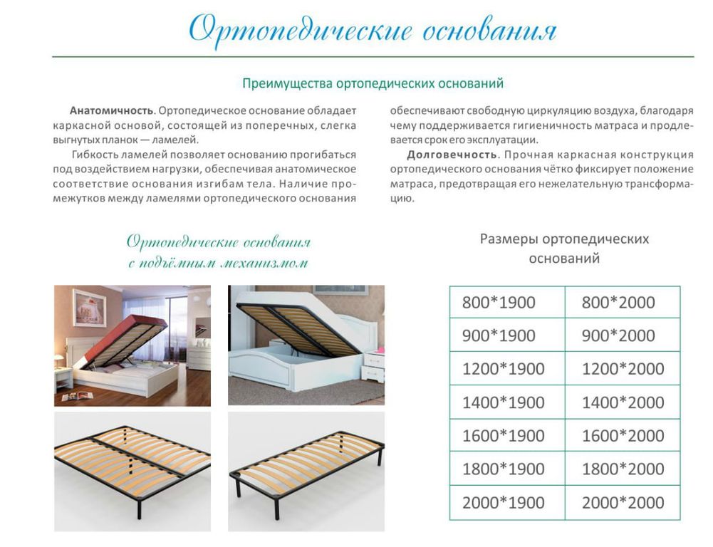Ортопедическое основание "Sky matress"
